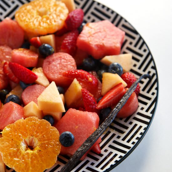 Fruit Salad with an Orange Glaze