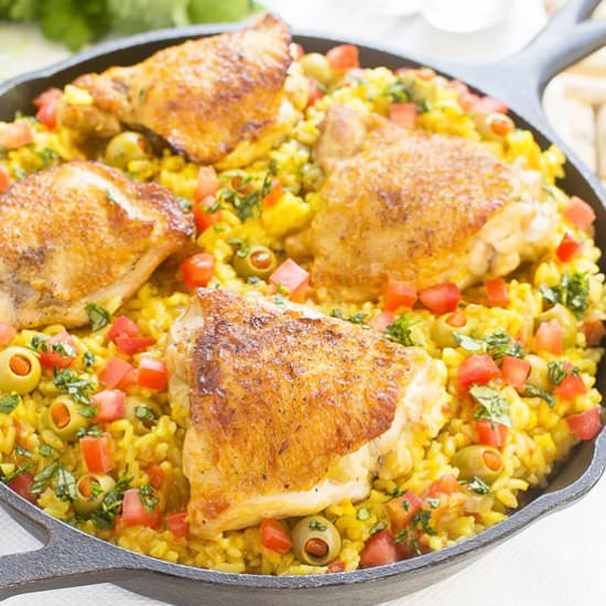 Spanish Chicken with Rice