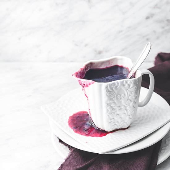 Mixed berry syrup