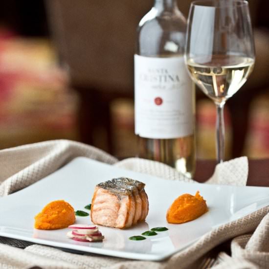 Roasted Salmon steak