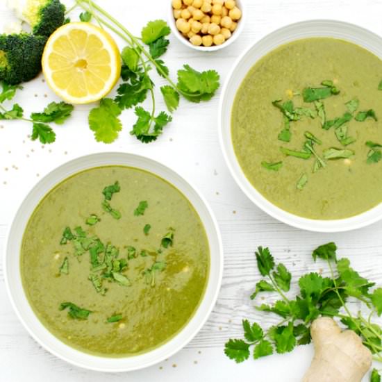 Warming Broccoli & Spinach Soup
