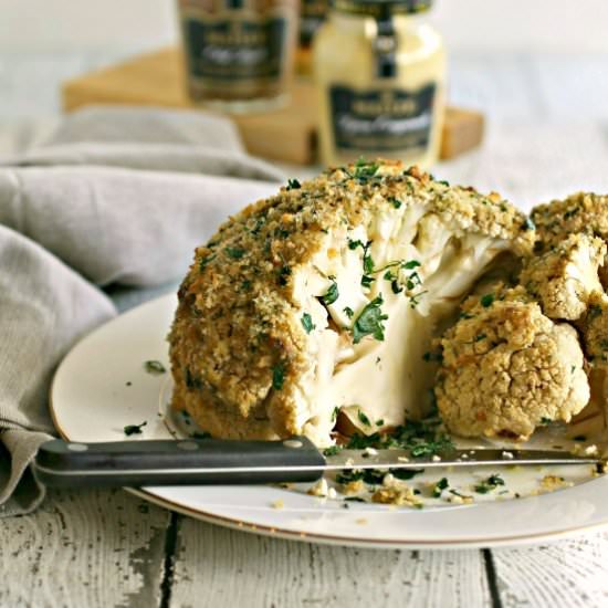 Mustard Roasted Cauliflower