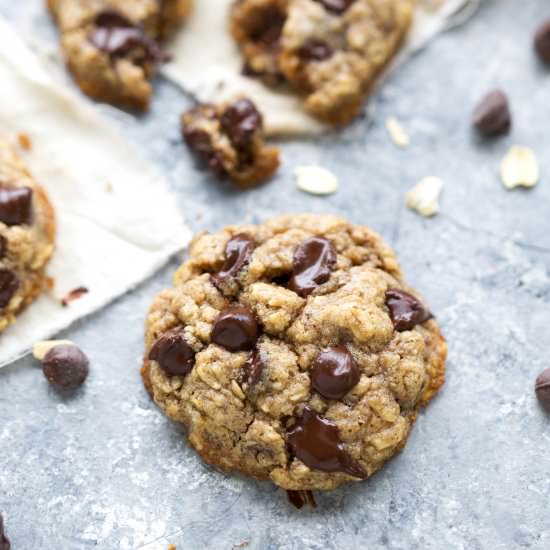 Healthy Oatmeal Chocolate Cookies