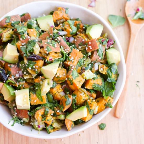 Roasted Sweet Potato Salad