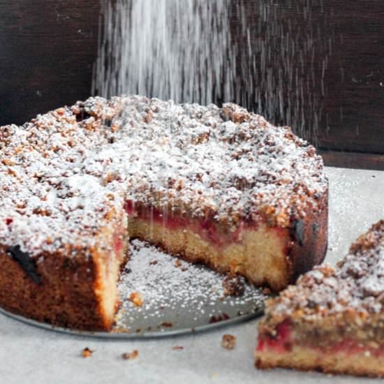 Strawberry Almond Coffee Cake
