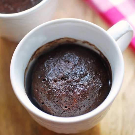 Chocolate mug cake