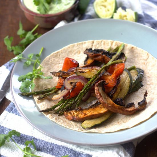 Grilled Veggie Fajitas
