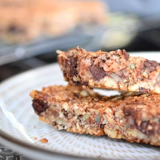 Grain Free Maple Granola Bars