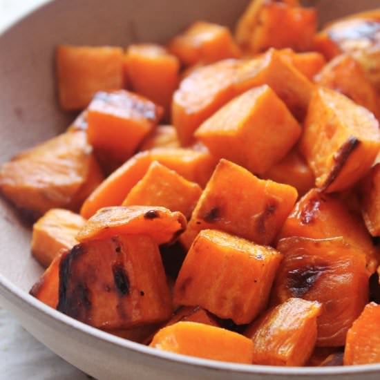 Maple Cinnamon Sweet Potato Bites
