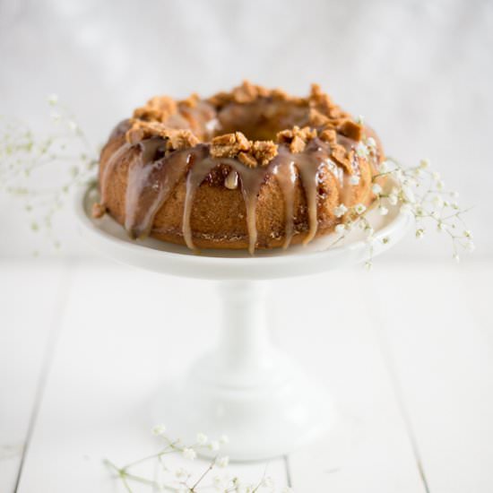 Bundt Cake with Fudge