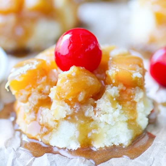Pineapple Upside Down Cupcakes
