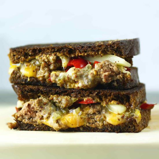 Pickle Pepper Grilled Cheese