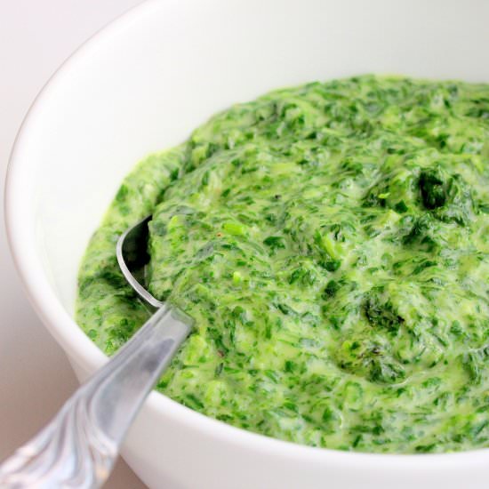 Classic Creamed Spinach