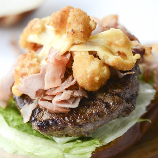 Cheese Curd Burger