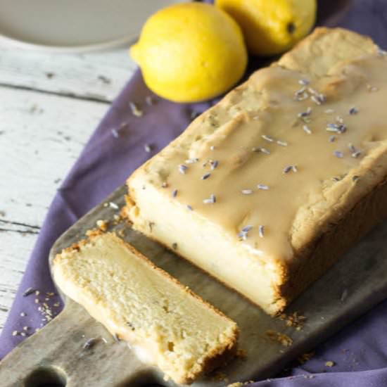Lemon Lavender Yogurt Cake