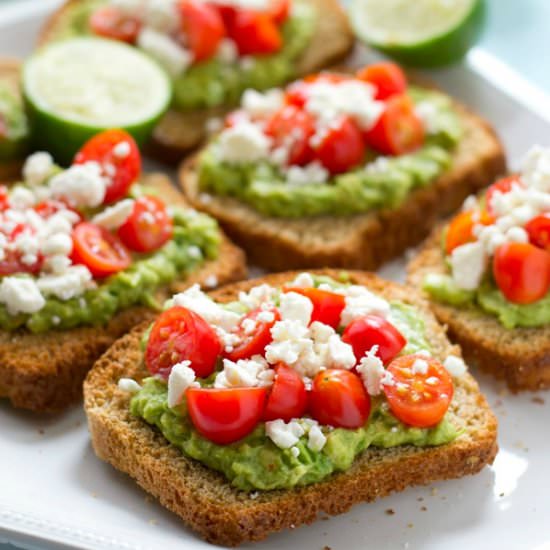 Greek Avocado Toast