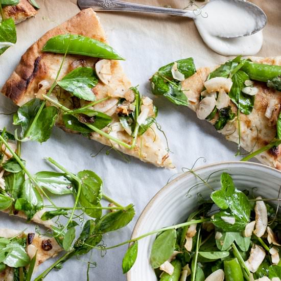 Snap Pea Flatbread