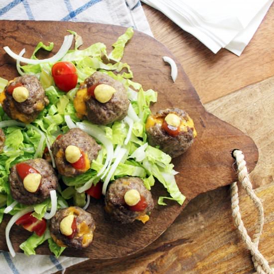 Cheeseburger Meatballs