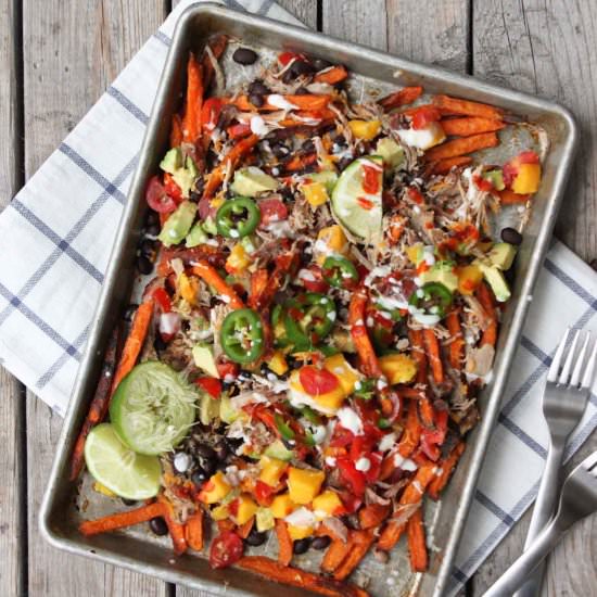 Loaded Sweet Potato Nachos