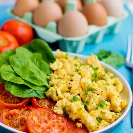 Scrambled Eggs with Tomatoes