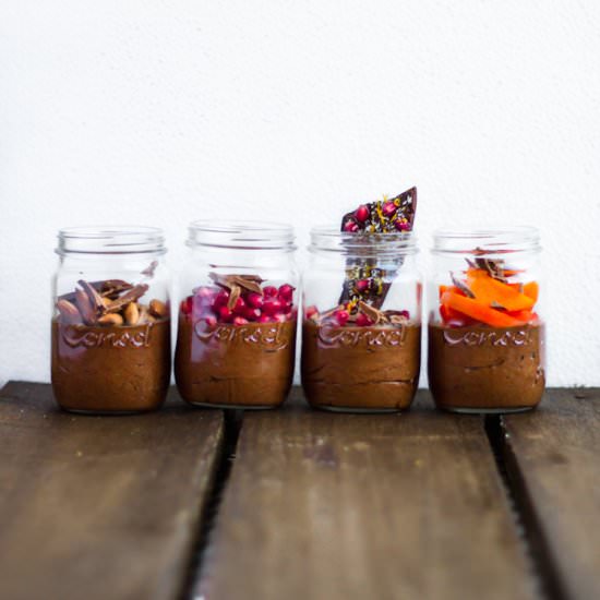 5 Ingredient Dark Chocolate Mousse