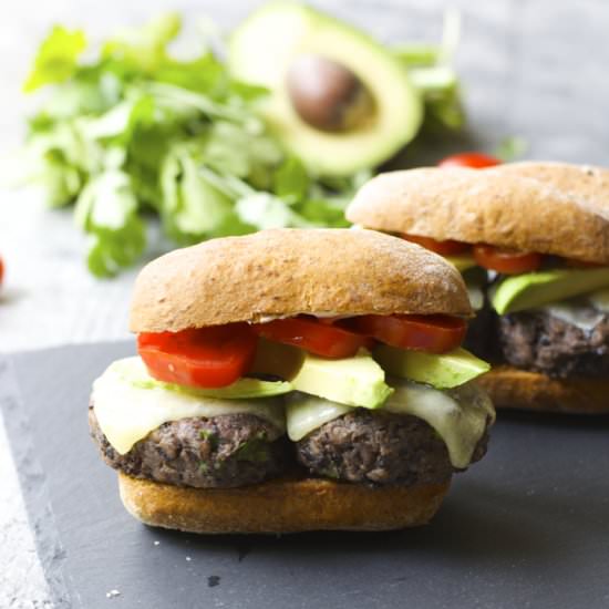 Zesty Black Bean Burgers