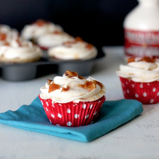 French Toast Cupcakes with Bacon