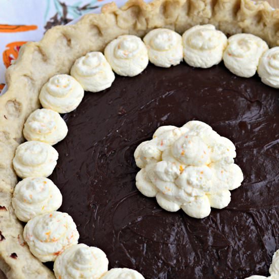 Chocolate Orange Cream Pie