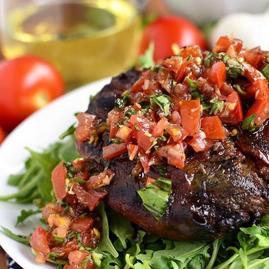 Prosciutto Wrapped Mediterranean Lamb Burgers