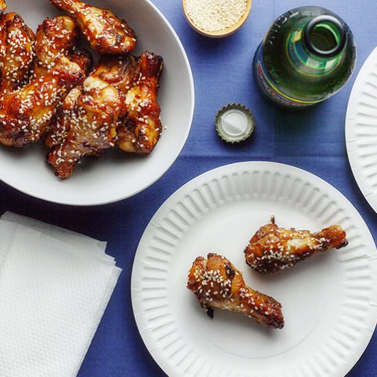 Asian-Spiced Drumettes