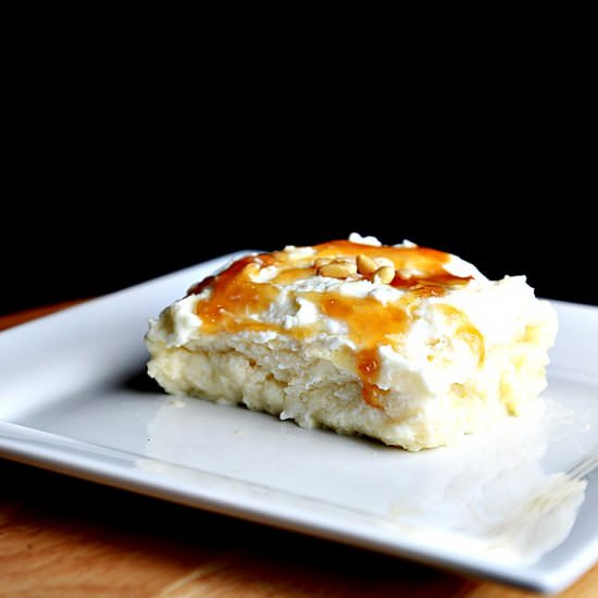 Lebanese Semolina Pudding