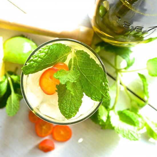 Italian-Style Kumquat Mojito