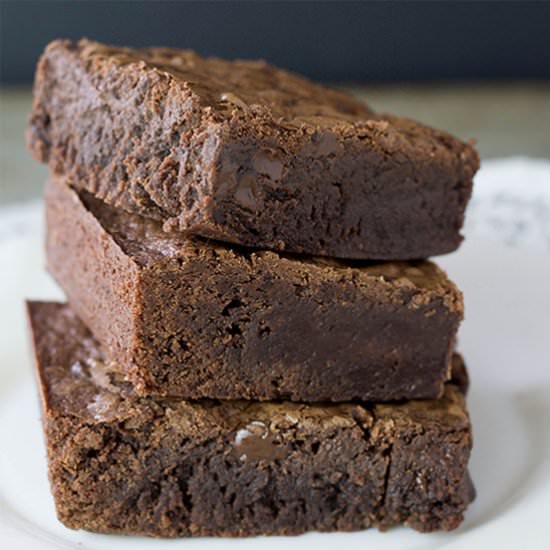 Triple Chocolate Fudge Brownies