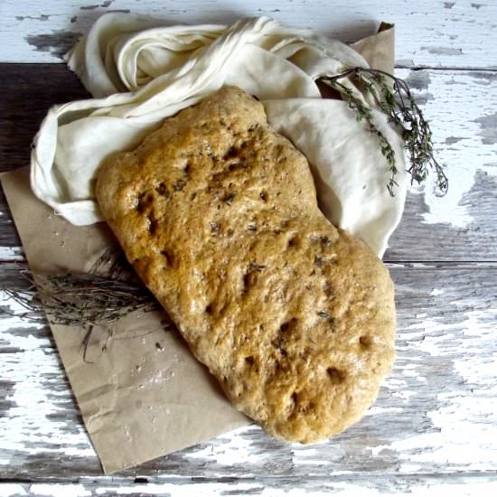 Whole Wheat Foaccia