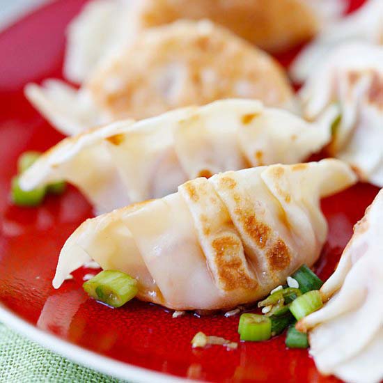 Kimchi Dumplings