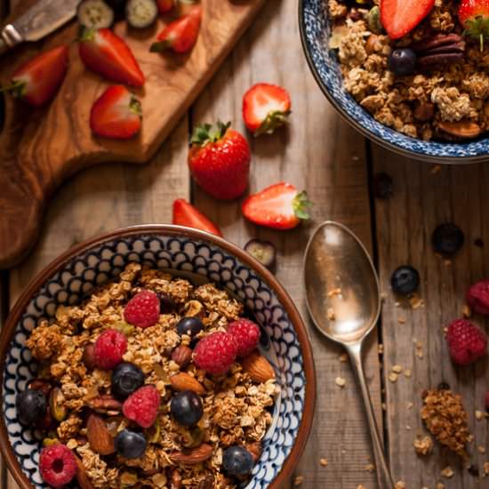 Nutty Ginger Coco Nib Granola