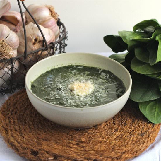 Spinach and Parmesan Soup