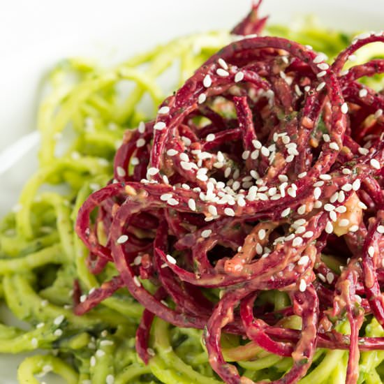 Zucchini Beet Noodles