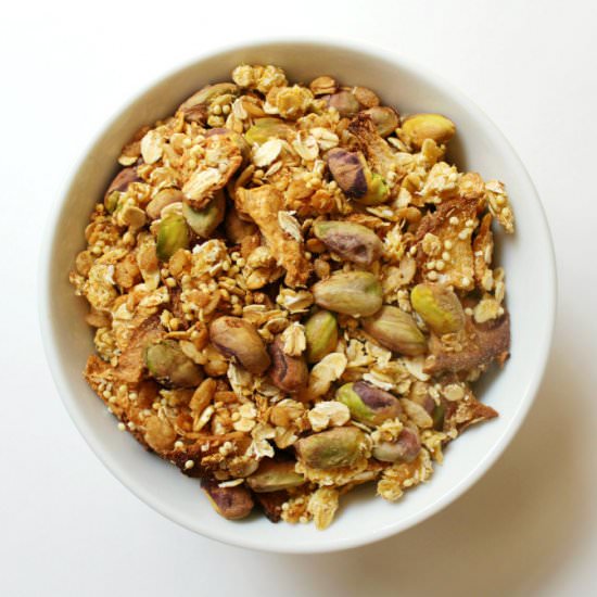 Cantaloupe Pistachio Granola