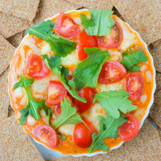 Creamy Aged Cheddar Pizza Dip