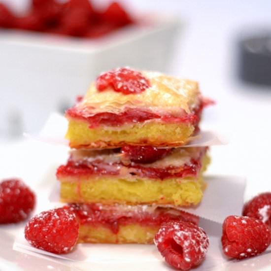 Raspberry Brownie Baklava