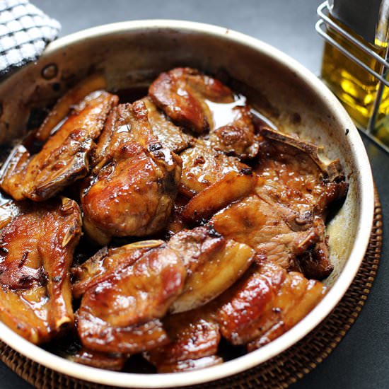 Sticky Honey Pork Chops