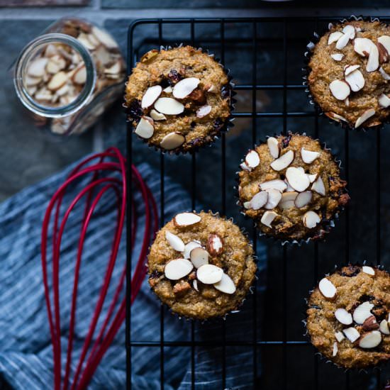 Cranberry Coconut Flour Muffins