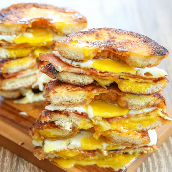 Donut Grilled Cheese Sandwiches
