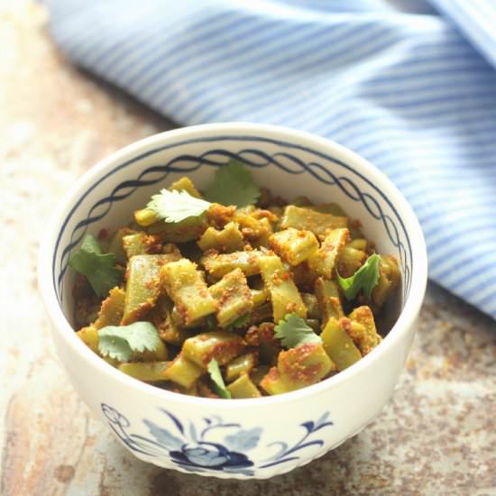 Beans Stir Fry: Indian Style