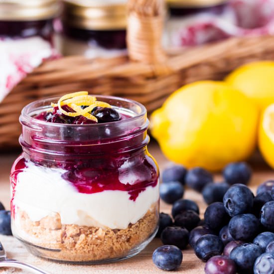 Mason Jar Cheesecake