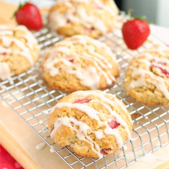 Strawberries and Cream Scones