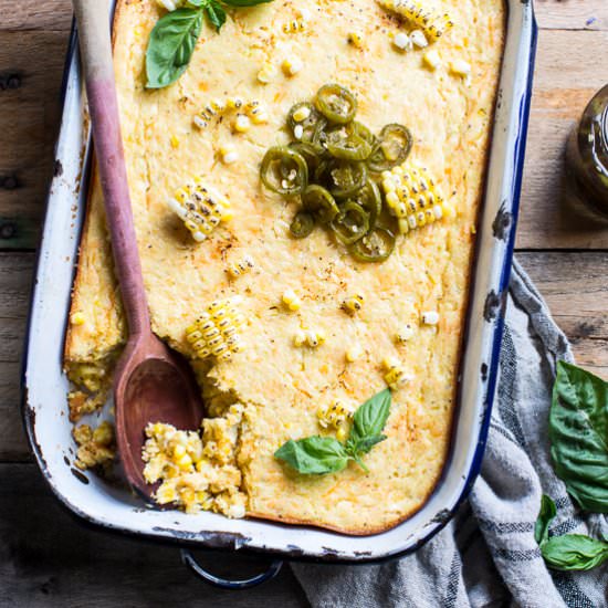 Sweet Kentucky Bourbon Corn Pudding
