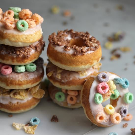 Breakfast Cereal Doughnuts