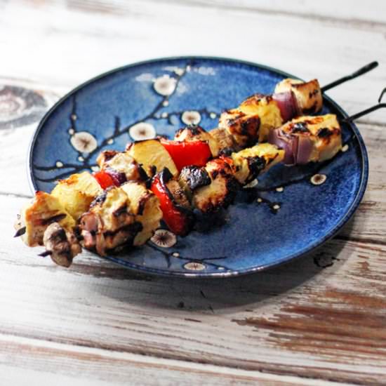 Curried Chicken Kabobs